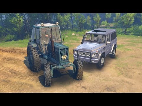 Видео: ТРАКТОР ПРОТИВ ГЕЛИКА! ВОТ ЭТО ПОВОРОТ - SPINTIRES