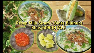 Resep Milu Siram||Binte Biluhuta khas Gorontalo|| Ala Dapur Fatma Sahitang