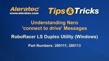 Aleratec Tips & Tricks Video Series | Understanding Nero 