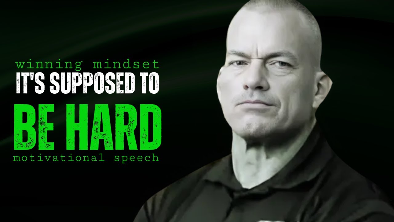 IT'S SUPPOSED TO BE HARD - Motivational Speech - YouTube
