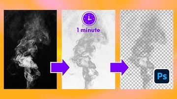 Remove Impossible Smoke Background in photoshop