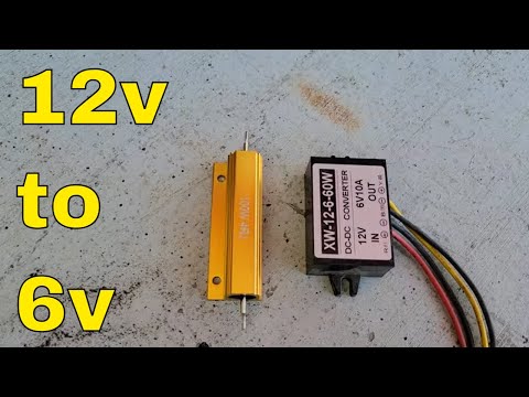 Video: Jak vyrobíte 12V 6V redukci?