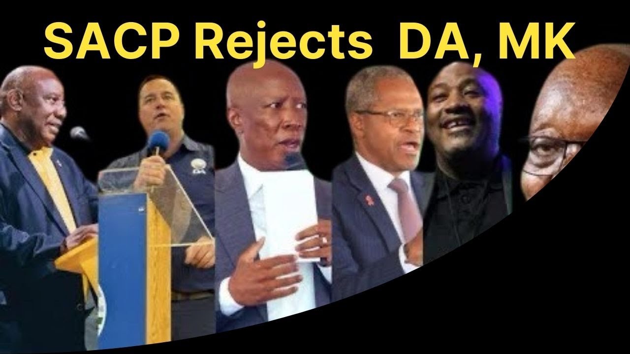 SACP rejects ANC coalition with MK Party, DA