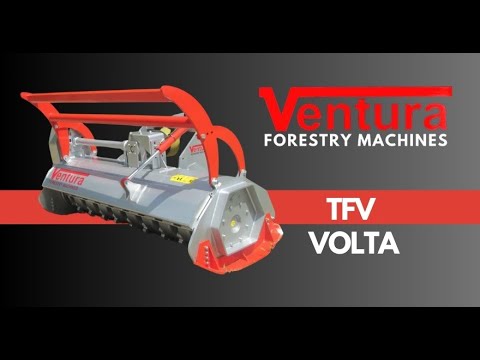 Лесной мульчер, измельчитель TFV - VOLTA  (70 -150 л.с, Ø изм. 30 см, без заглуб.), видео 2
