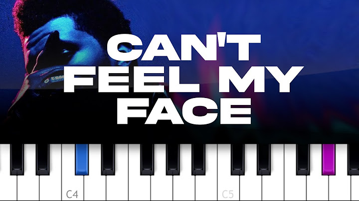 Can't Feel My Face Piano version - Piano performance video thumbnail