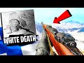 Playing as 'The White Death' in Warzone (Sniper iron sights ONLY)