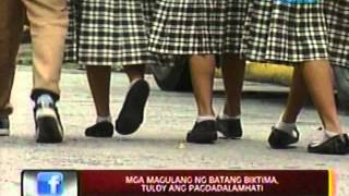 24 Oras: Mga magulang ng batang biktima, tuloy ang pagdadalamhati