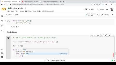 6 Prime Number finding in Python | #nestedloop
