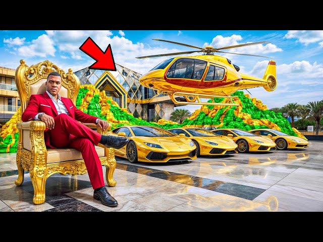Franklin & Shinchan Changed Their Poor Life to Billionaire Life in GTA 5 | GTA 5 Bangla Gameplay