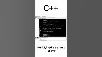 Multiplying elements of #array in #c++ #programminglanguage #shorts
