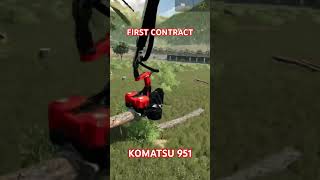 Komatsu 951 pays for itself! #FS25