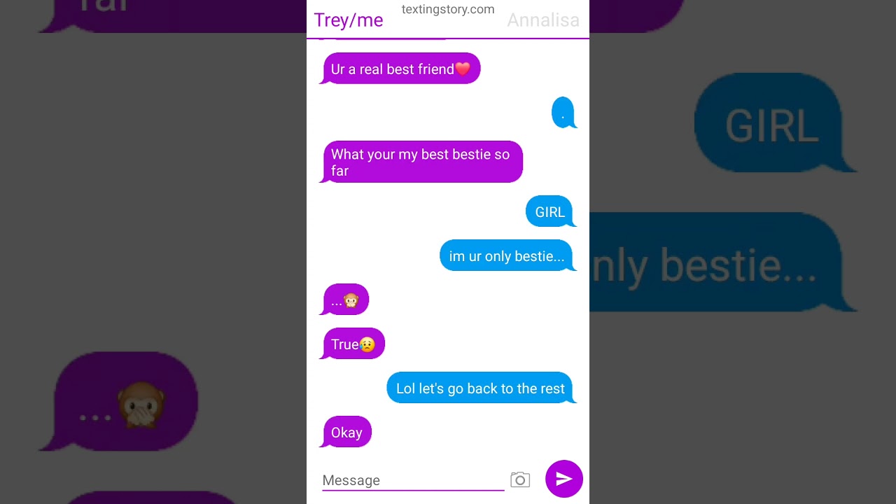 My first text video