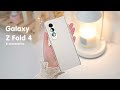 Galaxy z fold 4 unboxing  aesthetic  s pen fold edition  galaxy earbud 2 accessories