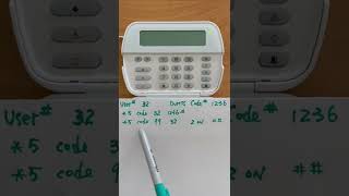 DSC PC1832 Duress code