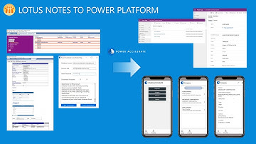 Automated Lotus Notes to Power Apps migration with Power Accelerate