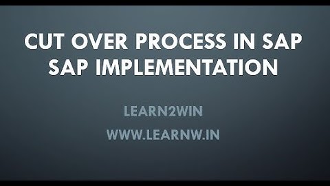 cut over activities in sap | sap course | sap software | sap fico | what is sap | erp software demo