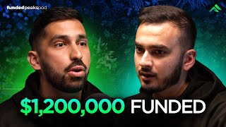 $1,200,000 Funded Trader Reveals His Secret! | FundedPeaksPod EP.4