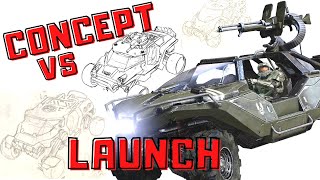 Halo Concept Art Evolution - The Warthog