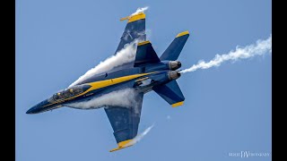 BLUE ANGELS Nikon Z9 100-400mm 5.6 S Lens handheld from the bed of a pickup, 4K @ 120 fps, unedited