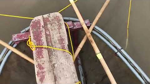 Thực tế thả dây kéo cáp ở nước tạp chất cá nổi như phao lh 0985802199