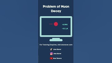 The Problem of Muon Decay [Physics Special Relativity]