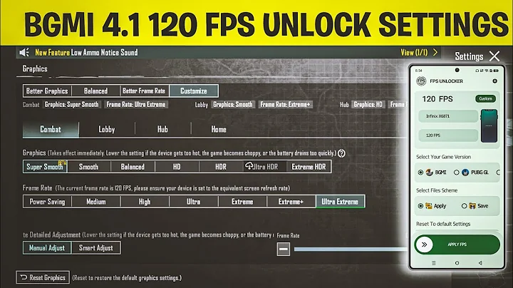 Unlock 120 fps In Pubg & Bgmi – All Device Working 100% |4.1 UPDATE| Fix Lag | Fps Unlocker