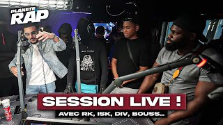 SESSION FREESTYLE avec RK, Isk, DRK2BINKS, DIV, 100 Visages... #PlanèteRap