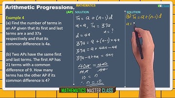 Arithmetic Progressions AP Example 4
