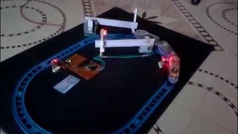 Automatic railway gate control project for science exhibition