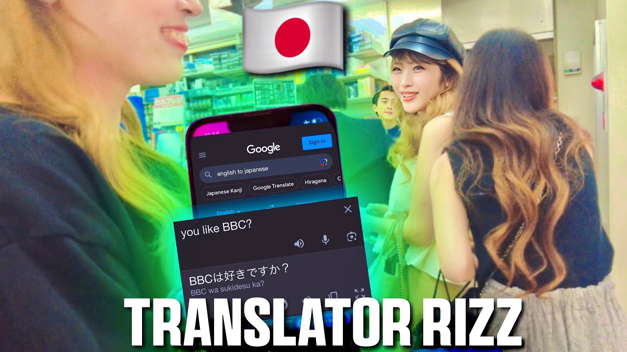 I Rizzed a Japanese Girl Using Google Translator! 🇯🇵 YouTube