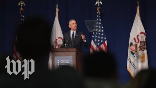 Obama's rallying cry for the midterms - and against Trump