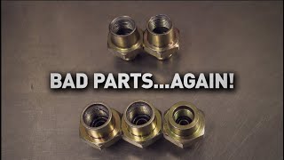 bad parts strike again! 1998 ford ranger trans cooler fittings don't fit