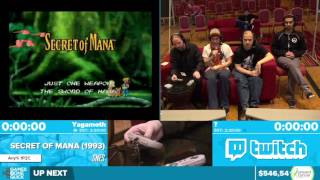 Secret of Mana by Yagamoth in 1:55:14 - Awesome Games Done Quick 2016 - Part 125