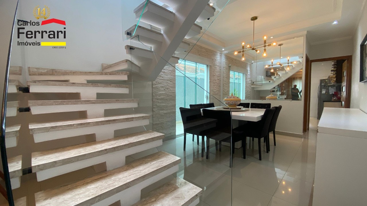 SOBRADO ALTO PADRÃO EM GUARULHOS - SP - 3 SUÍTES , 4 VAGAS, ÁREA GOURMET COM CHURRASQUEIRA