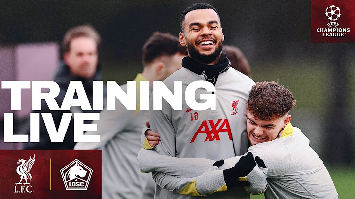 Live Training: Liverpool vs Lille | UEFA Champions League
