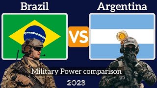 Brazil vs Argentina miliary power comparison 2023 || Argentina vs Brazil defencespace defence
