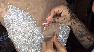 HOW TO SEW A BODICE APPLIQUÉ- Simple & Easy! screenshot 5