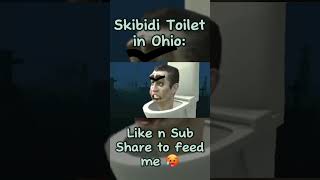 Skibidi Toilet In Ohio: #Skibiditoilet #Trevorhenderson #Shorts
