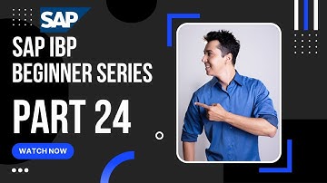 SAP IBP  for Beginners | Part -24 | Step By Step Learning | sap ibp training | Demand planning |#sap