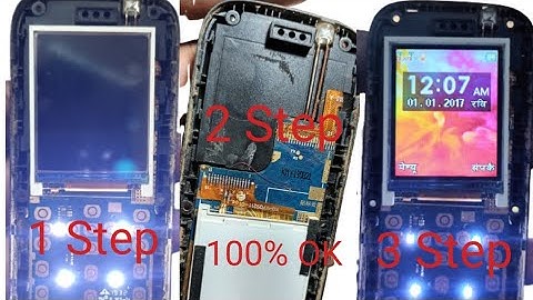 Lava A1 Display Light Solution || lava a1 display light solution 10000% || Amit Mobile Point ||