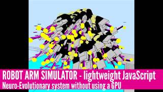 3D Robot Simulator - AI learns to Pick and Place