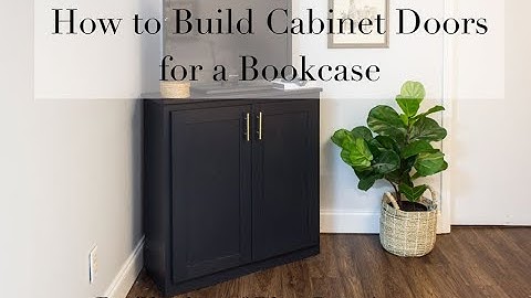 How to Make Cabinet Doors for a Bookcase