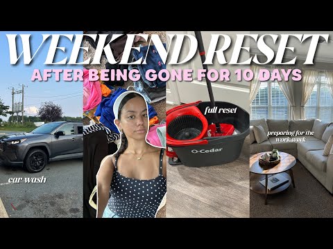 WEEKEND RESET ✦ | post vacation, shopping haul, cleaning, laundry, & life updates!