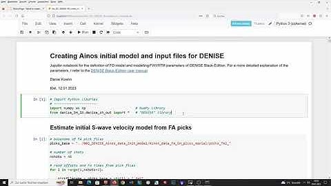 NGP Course Seismic FWI Tutorial 13: FWI of Ainos SH data