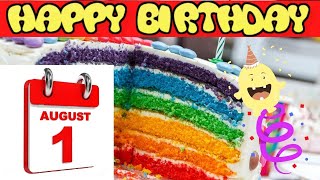 1 August birthday wishes||Happy Birthday Video||Happy Birthday greeting