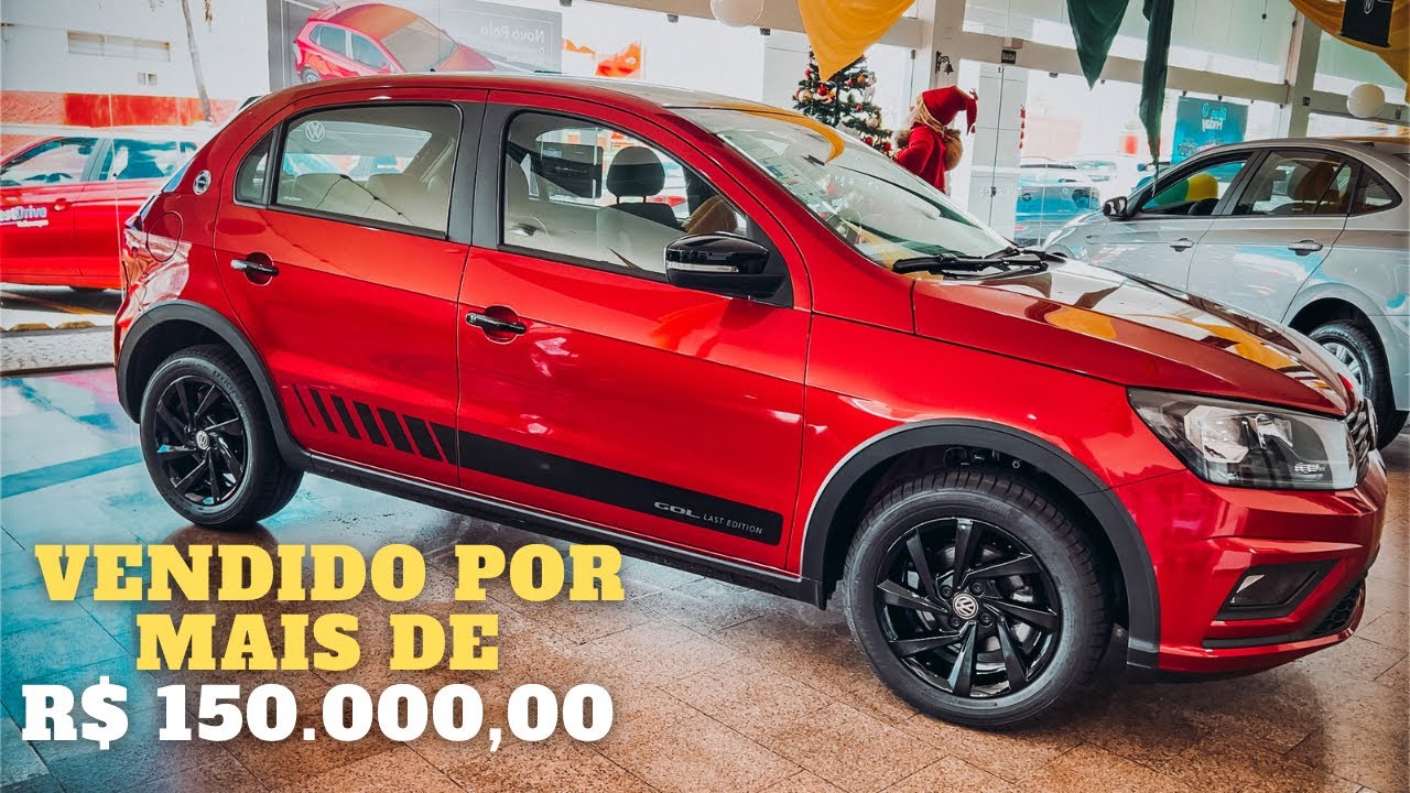 Último VW Gol Last Edition é vendido por incríveis R$ 154 mil em