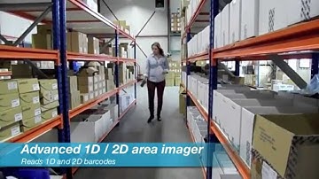 Unitech HT682LR - demonstration of long range reading handheld terminal