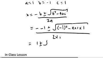 11 Mathematical Methods - 2.4 The Quadratic Formula