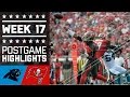 Panthers vs. Buccaneers | NFL Week 17 Game Highlights