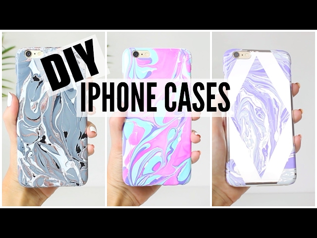 DIY iPhone Cases - WATERMARBLE edition!